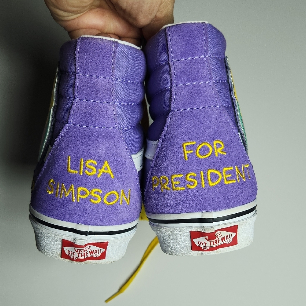 Vans x The Simpsons Sk8-Hi Lisa Simpson for President - Women’s 8 - Picture 5 of 8